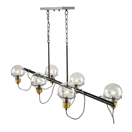 Artcraft Martina 6 Light Island Light AC11726BK